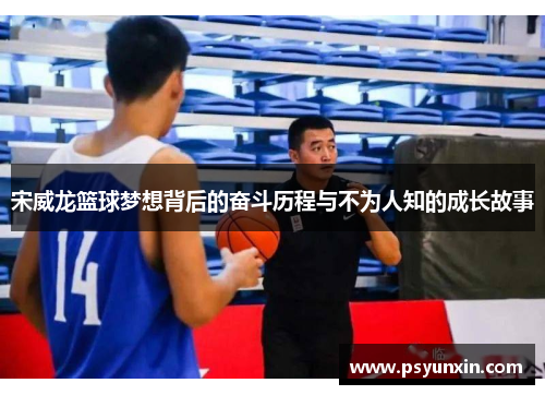 宋威龙篮球梦想背后的奋斗历程与不为人知的成长故事